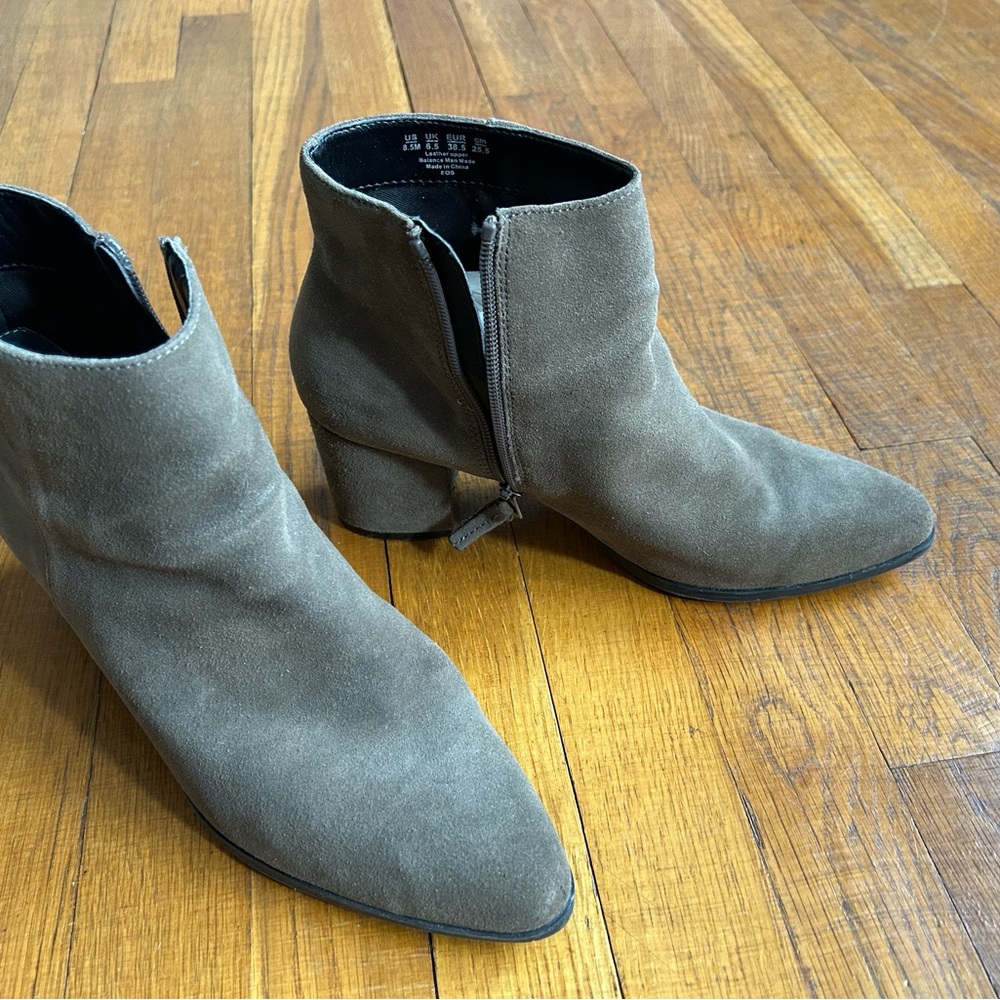 Franco Sarto Suede Ankle Boots